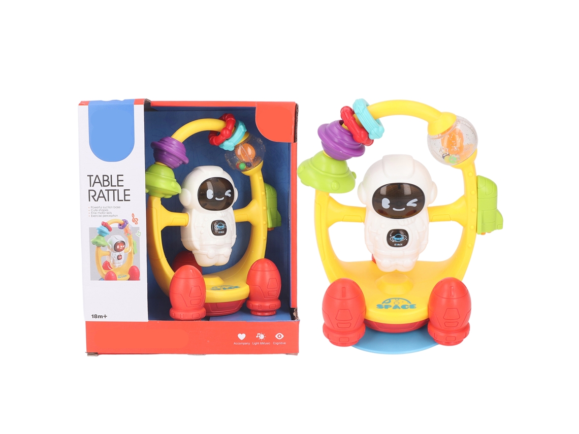 Ats-juguete De Mesa Para Bebé Con Sonido Y Luz Astronauta Giratsorio 360 Grados Juguete Montessori Multifuncional