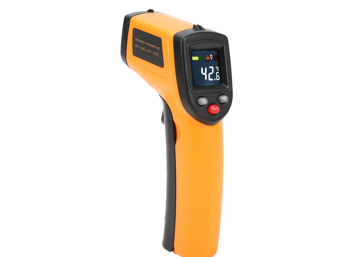Termómetro Infrarrojo Portátil Sin Contacto Gm333 Para Uso Industrial, Medidor De Temperatura Para Agua En Exteriores.