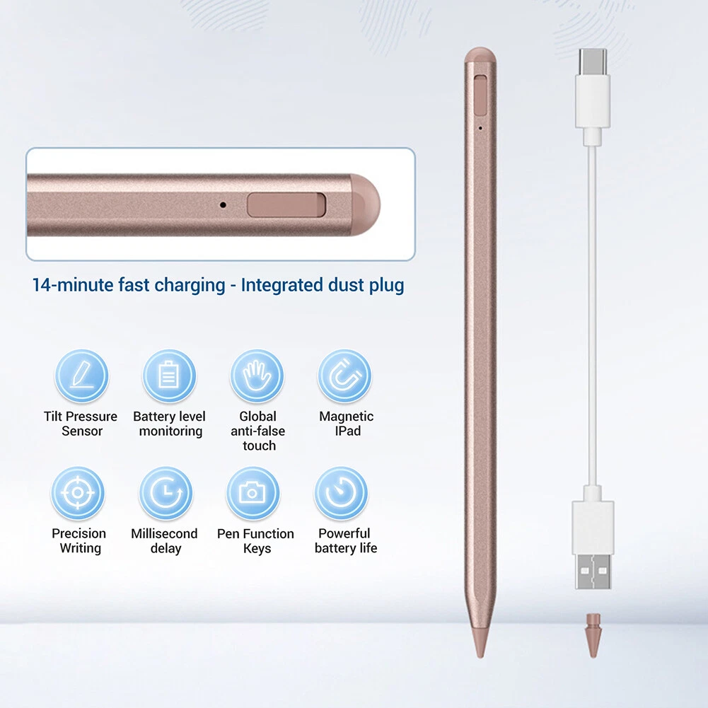Lápiz Stylus Eifson Para Ipad (modelos 2018 Y Posteriores), Con Rechazo De Palma - Rosa Dorado (compatible)