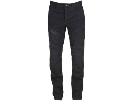 Pantalones para Hombre FURYGAN Jean D03 Negro para Motociclismo (36)