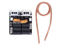 Módulo de calentamiento por inducción ZVS de 1000 W, alta frecuencia, bajo voltaje (12 V/48 V), con bobina para proyectos de bricolaje (sin marca).