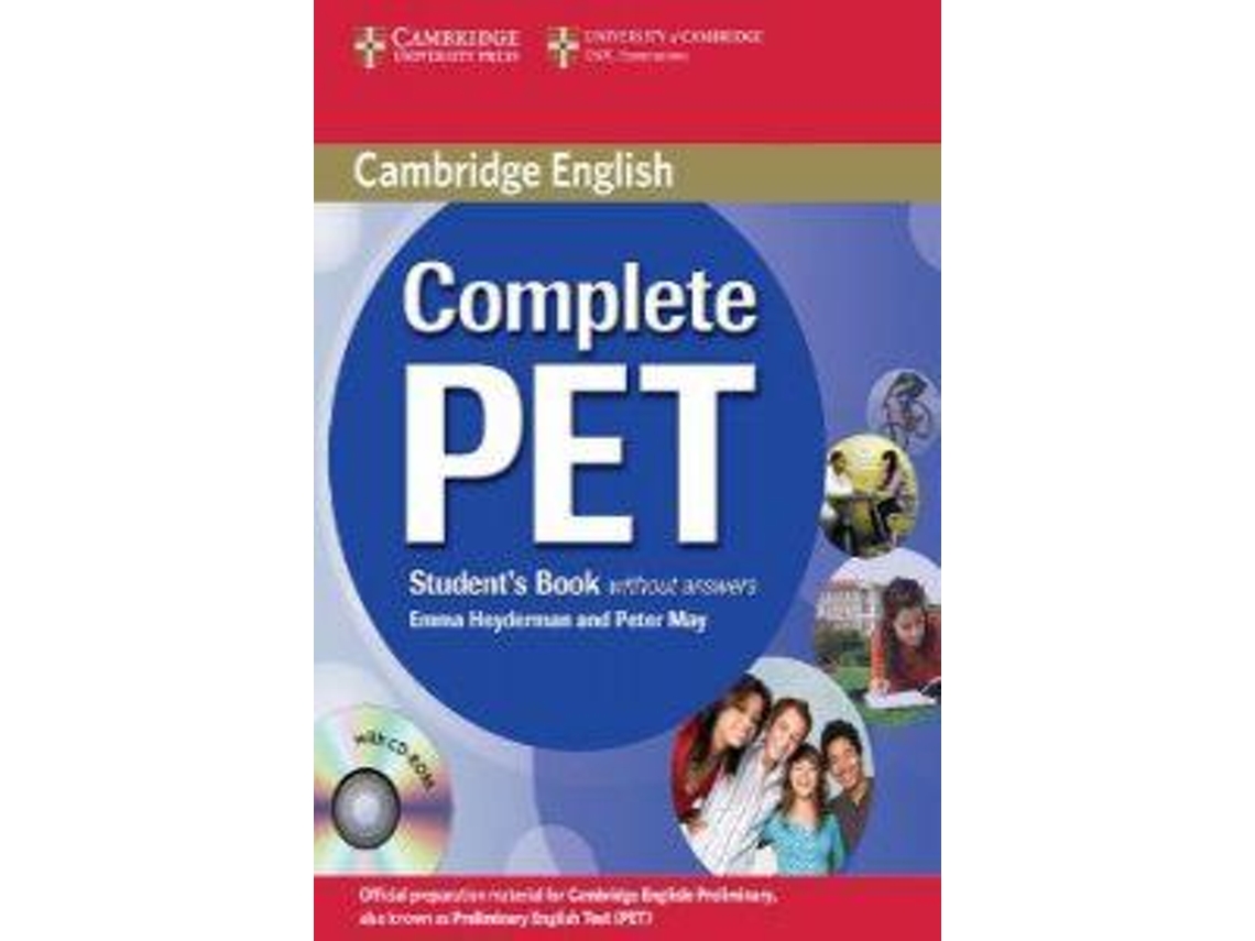 Libro Complete PET Students Book without answers with CD-ROM de Emma Heyderman e Peter May (Inglés)