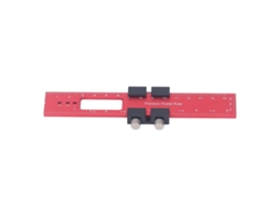 Regla De Carpintería De Aleación De Aluminio De 160 Mm Con Tope Deslizante Para Un Marcado Preciso.
