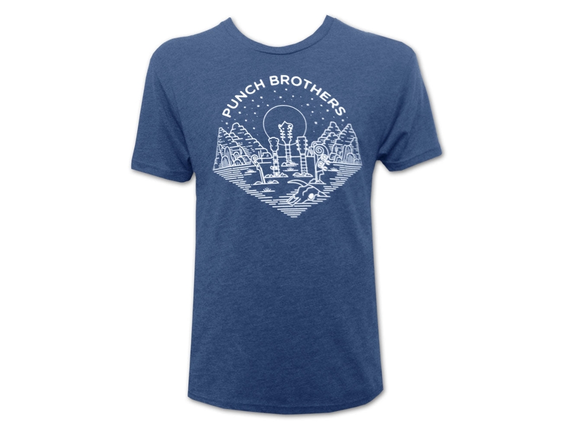 Punch Brothers Desert blue T-shirt Rockinstone Unisex Adults Best Sellers Size:l