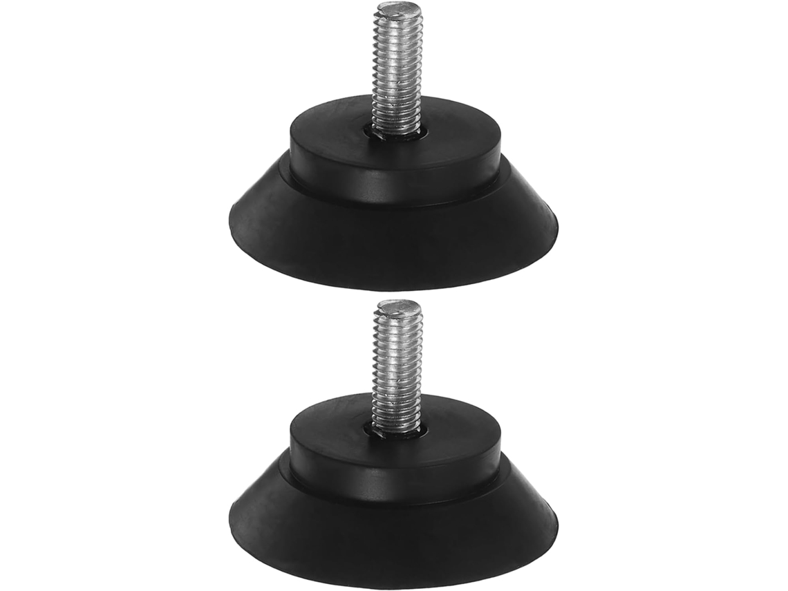 Juego de 2 esterillas antideslizantes con absorción de impactos para fitness.