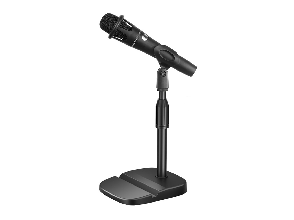 Soporte De Micrófono De Escritorio Ajustable Con Sujeción Antideslizante Y Ranura Para Teléfono/tablet Para Streaming En Vivo Y Karaoke