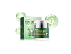 Crema para pies con aceite de árbol de té Hoygi para reparar grietas e hidratar los pies.
