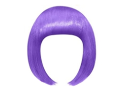 Peluca Corta con Flequillo, Estilo BOBO para Mujer y Niña, Fiesta NEVEANCE