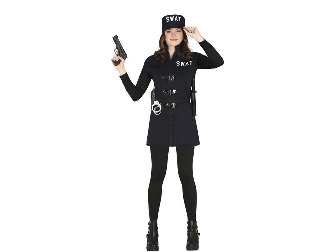 Disfraz Unisex GUIRCA Swat Officer con Falda  (14 - 16 años)