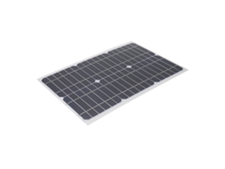 Panel solar portátil (18 V, 18 W, lámina PET blanca)