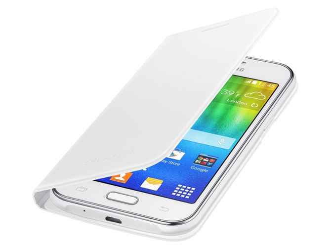 Funda SAMSUNG Galaxy J1 Flip Blanco
