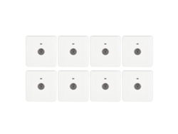 Panel De Control De Luz Inteligente De 8 Piezas Con Interruptor De Sonido, 250 V, 10 A, Para El Hogar Y La Oficina.