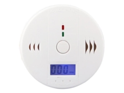 Fwell Store Detector de monóxido de carbono alerta del sensor de monitoreo blanco