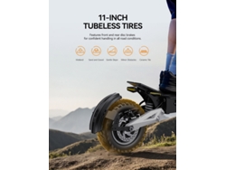 Patinete eléctrico Ootd T10, motor de 500 W, batería de 48 V y 13,5 Ah, neumáticos de 11 pulgadas, 50 km/h, autonomía de 45 km, frenos de disco y suspensión de doble resorte.