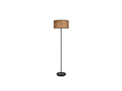 Papiro Salón Pie 1xe27 Pergamino/negro 162x40x40 Cm Fabrilamp