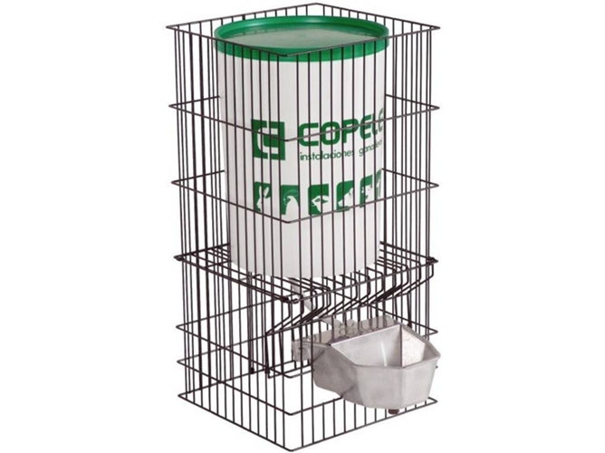 Bebedero para Pájaros COPELE (Verde - Aluminio)