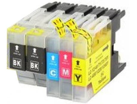 Pack 5 Cartuchos para Brother LC1220 / LC1240 (CMYK)