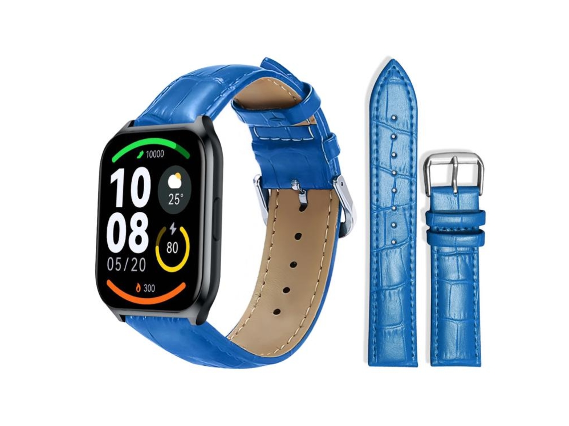 Pulsera para Xiaomi Haylou LS09B / LS05S / LS10 - Piel - Hebilla - Textura de bambú
