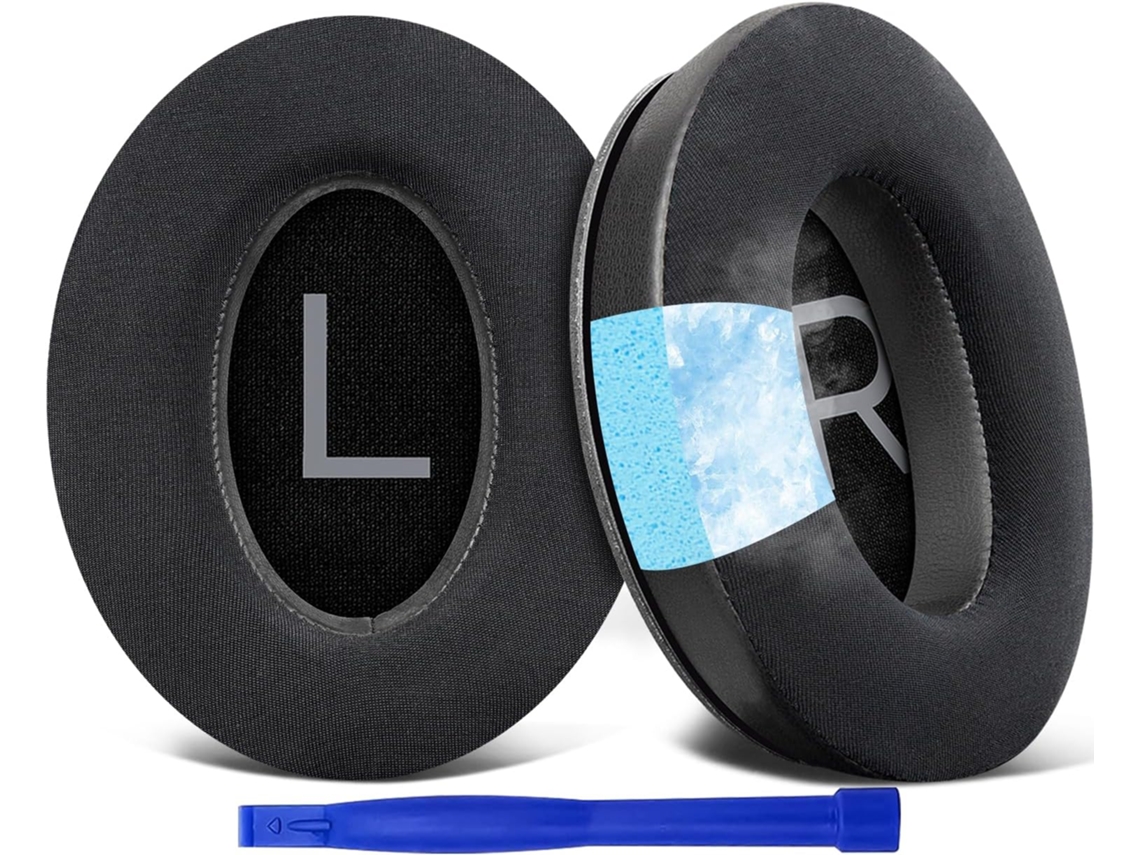 Almohadilla Para Auriculares Bose Quietcomfort 45 /quietcomfort Se (qc Se) Gel De Enfriamiento Negro Zruxe (qc45)