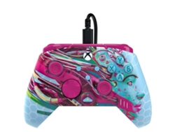 Mando Con Cable Pdp Rematch Glow Wired Advanced Android Dreams Para Xbox Series X S Xbox One Y Pc