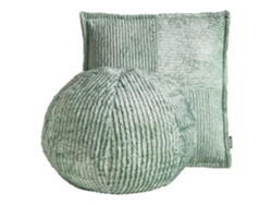 Conjunto De 2 Almofadas Decorativas Beliani Maranta De Bombazine Verde 30x30x30