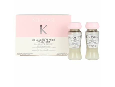 Tratamiento Capilar Fortalecedor KERASTASE Fusio-Dose (10 x 12 ml - Cabello frágil)