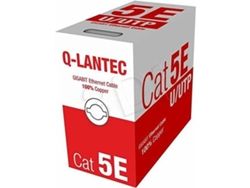 Cable de Red Rígido UTP Categoría 5e Q-LANTEC KIU5PVC305NC Gris 305 m