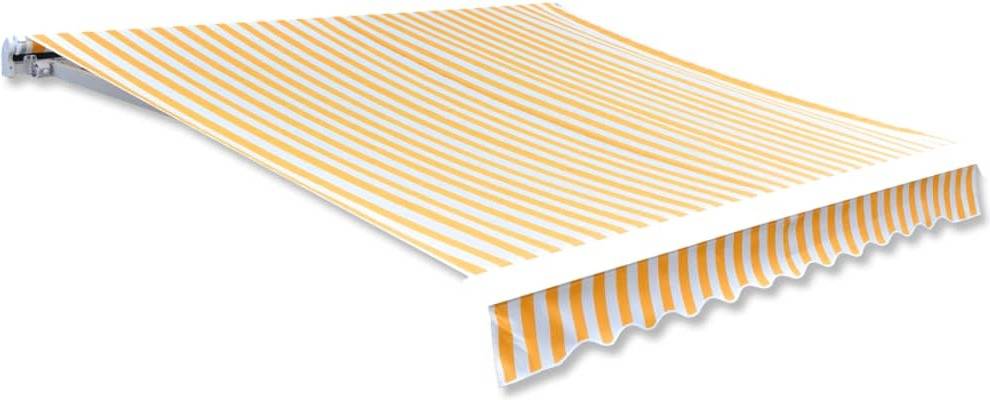 Vidaxl Toldo Lona blanco naranja 336x246 techo tienda carpa marquesina cenador de y 350x250 481 246