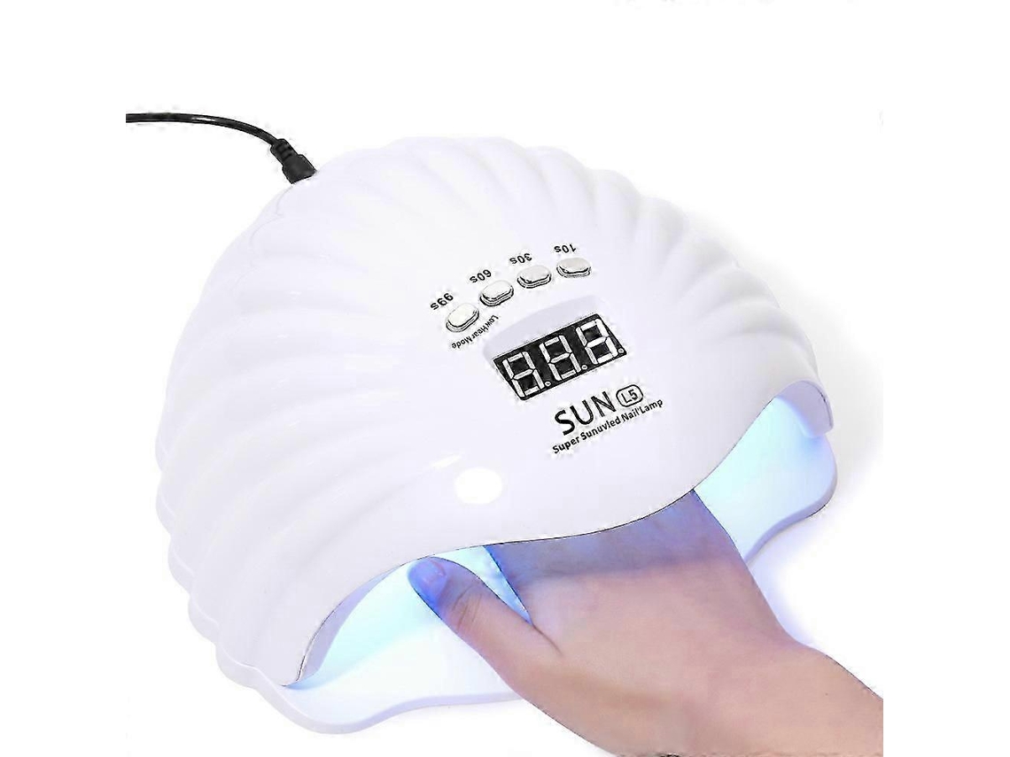 Lámpara de uñas inteligente Sun5 con 42 cuentas, 150 W, fuente de luz LED dual, secador de uñas Ly Ebike
