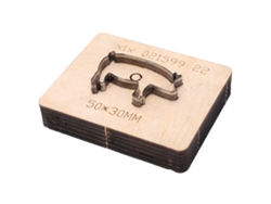 Herramienta De Corte De Cuero, Troquel Con Forma De Cerdo Para Papel, Caucho Y Plástico.