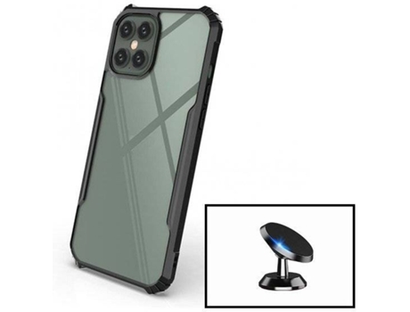 Carcasa + Soporte Samsung Galaxy A51 PHONECARE Invisible Bumper Negro