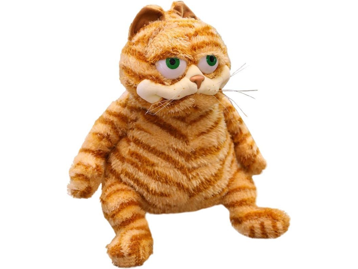 Peluche Gigante Realista De Gato Naranja, Almohada De Peluche De Gatito (30 Cm)
