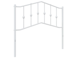 Cabecero de repuesto 100 cm Metal Blanco MAISON EXCLUSIVE