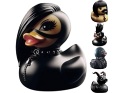 Escultura Gótica De Resina - Pato Satán - Figuras Coleccionables De Resina - Pato Satán - Pato - Dec