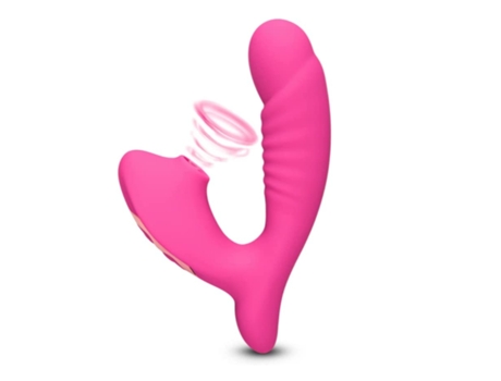 BISBISOUS Vibrador de pene realista de 10 velocidades Vibrador de succión de clítoris