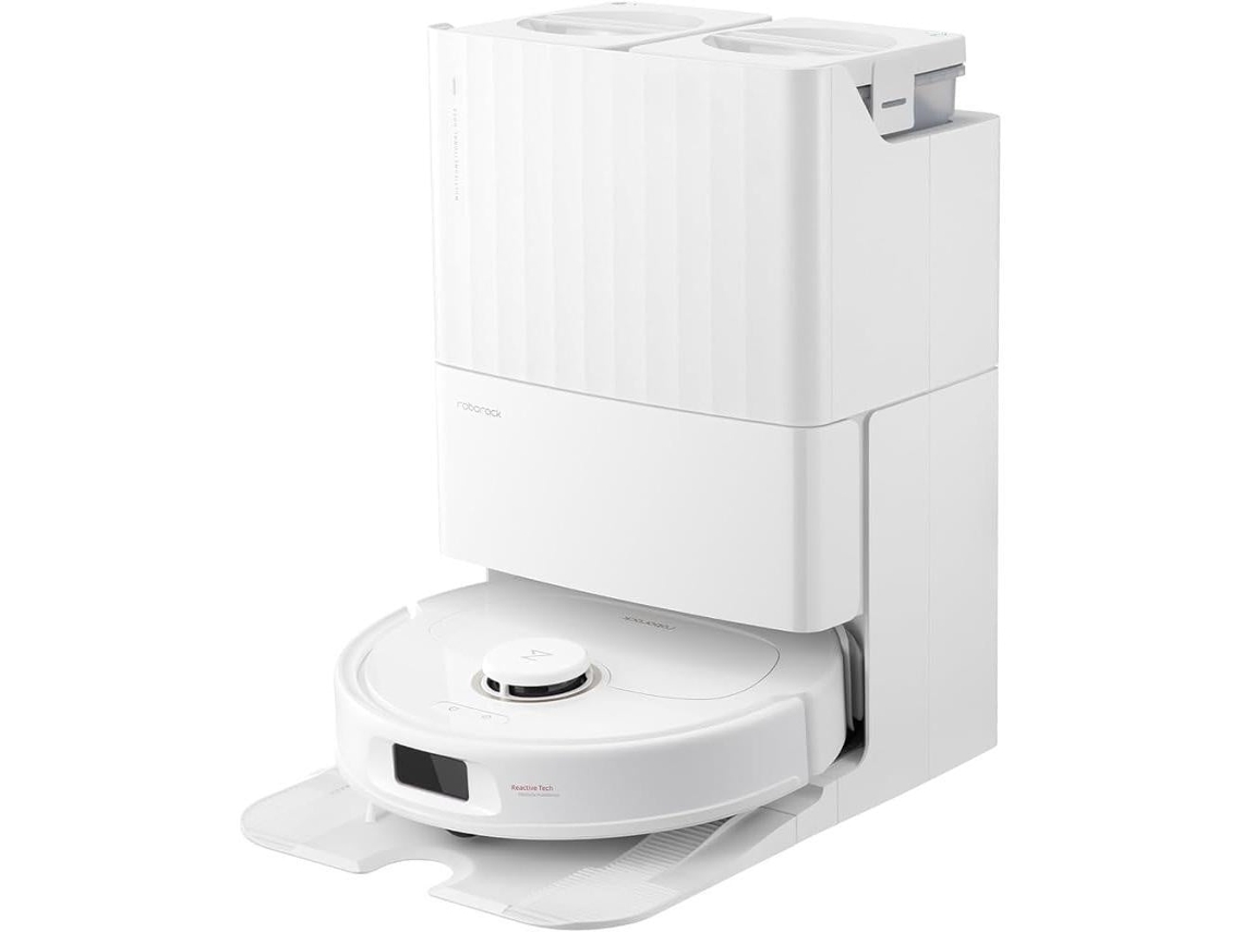 Roborock Qrevo Pro QR1PES Robot Aspirador,Autovaciado blanco, REACONDICIONADO, señales de uso