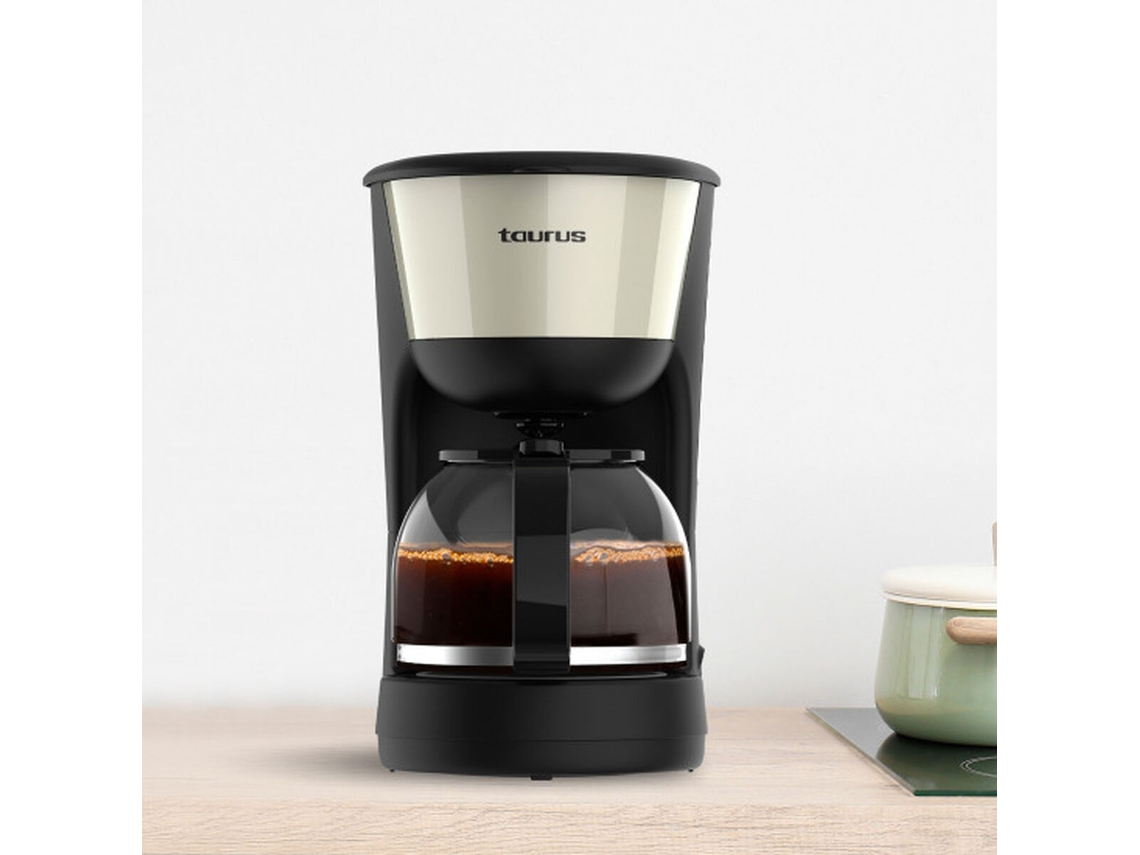 Cafetera de Goteo TAURUS Verona Vintage Cream 12T (1000 W - Enchufe EU)