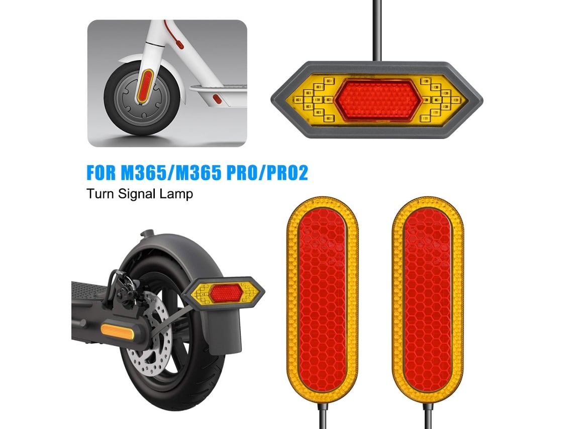 2026-luz De Señalización Direccional Led Para Patinete Eléctrico Con Luces Delanteras Y Traseras Compatible Con Xiaomi M365 Pro Pro2