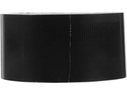 2 Rollos De Cinta Adhesiva Tela Resistente, Negra, Polietileno Autoadhesiva Una Sola Cara Con