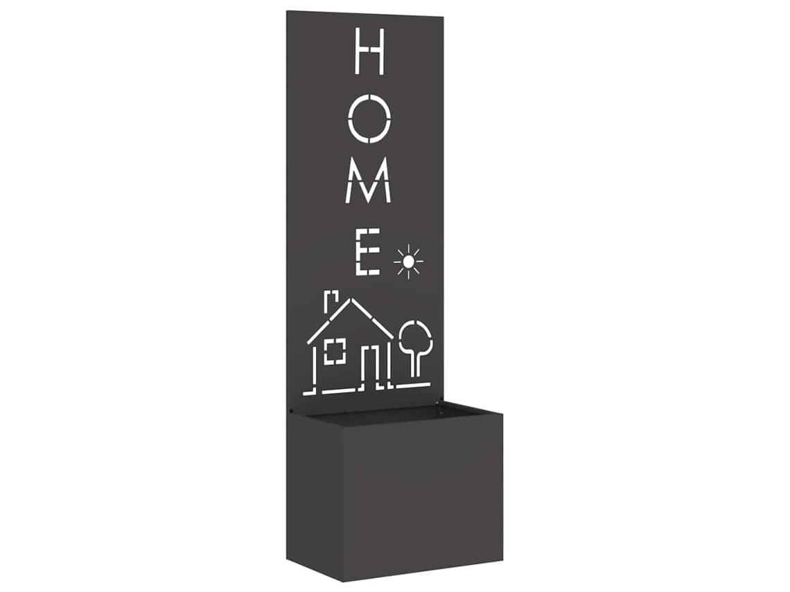 Maison Exclusive - Pantalla De Privacidad Para Jardín Calado Negro 50 X 140 Cm