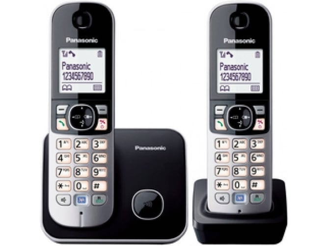Teléfono fijo PANASONIC KX-TG6812GB negro