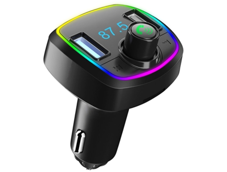 Coche Bluetooth 5.0 Transmisor FM Reproductor de MP3 Receptor de audio PD 18W QC3.0 USB Carga rápida Manos libres Car Kit Modulador FM (Negro) ENZONS