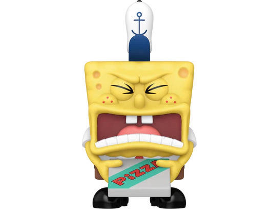 Figura FUNKO Pop! Tv: Bob Esponja Pantalones Cuadrados 25º Aniversario - Bob Esponja con Pizza (Posible Chase)