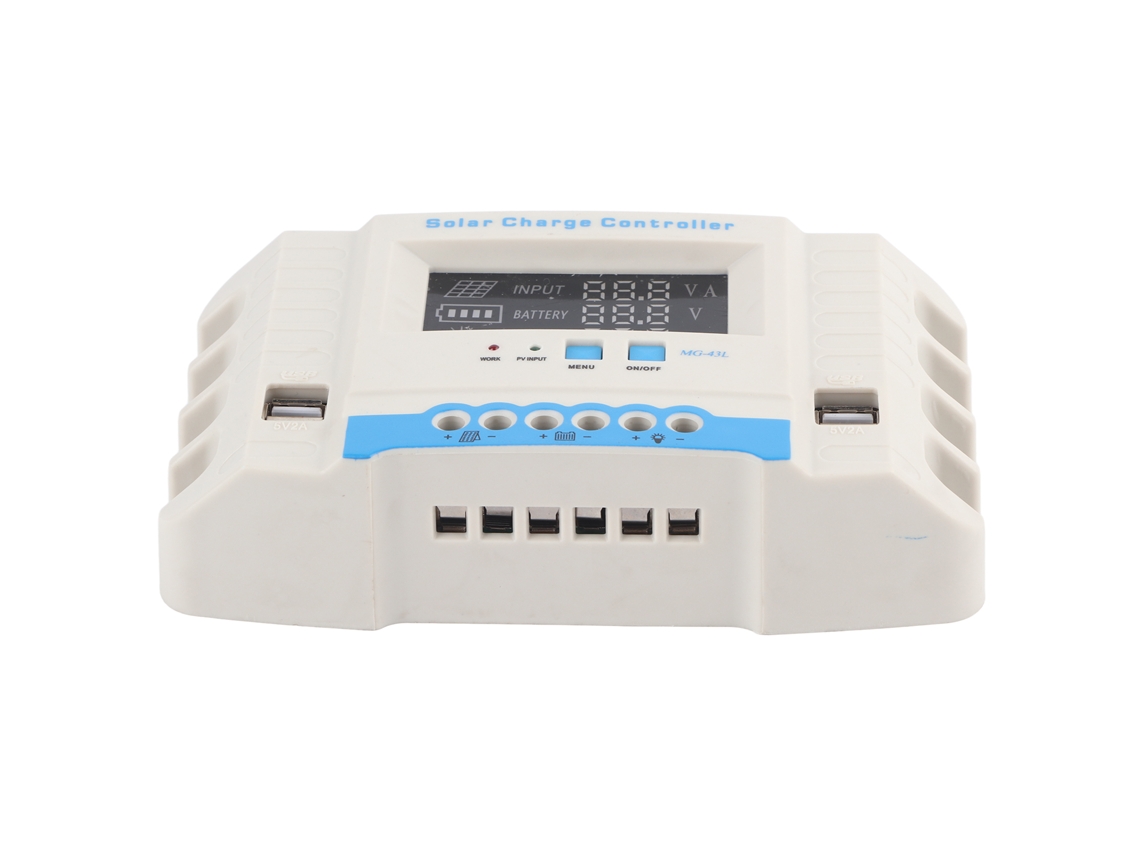 Controlador De Carga Solar 40a Con Pantalla Lcd, Protecciones Eléctricas Y Resistencia A Impactos Para Paneles Solares 12v
