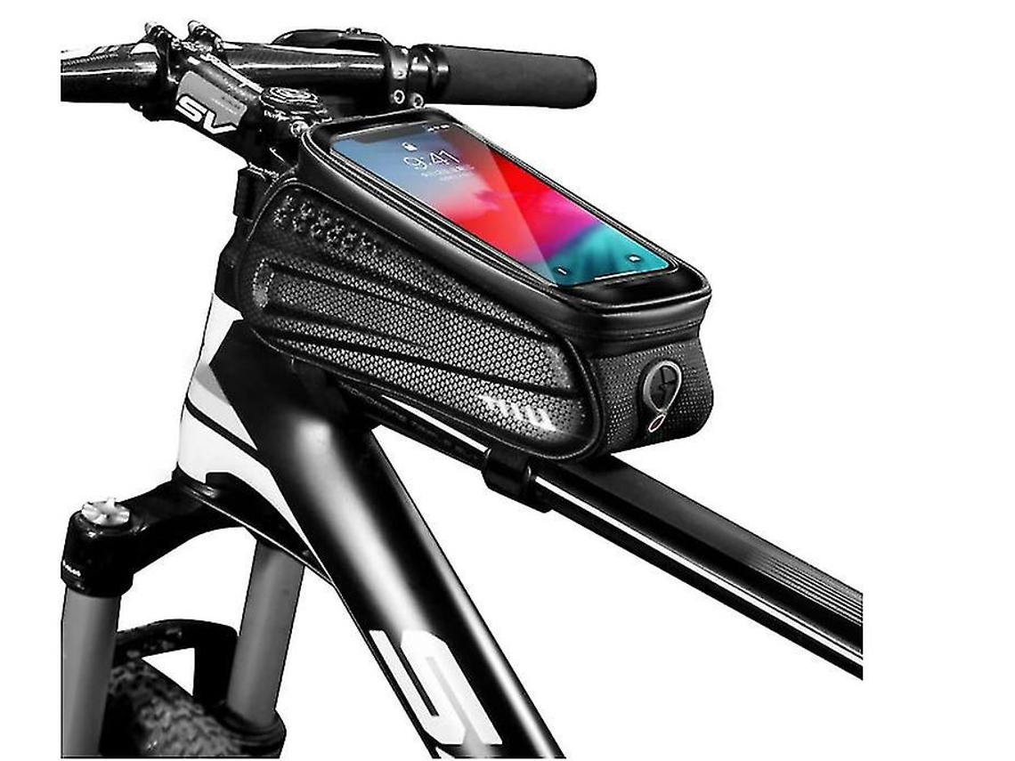Bolsa impermeable para cuadro de bicicleta, bolsa grande para manillar de tubo superior delantero, para ciclismo de montaña, YEMAESRE