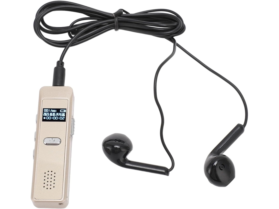 Grabadora De Voz Digital, Reducción De Ruido Hd, Audio Nítido, Compatible Con Mp3, Wma Y Wav, Múltip