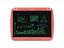 Línea Monocromática (rosa)15 "recargable Tablet De Mano, Doble Lápiz Tablet De Dibujo Lcd Para Niños