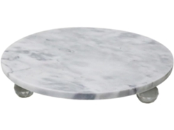 Bandeja Redonda Multifuncional Mármol Joyas Aperitivos Diseño Elegante Práctico Interior Exterior Uso