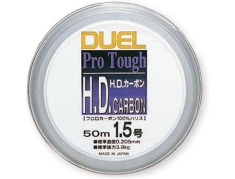 Línea de Pesca de fluorcarbono DUEL H.d. Carbon Fluorocarbon (0.210 mm - 0,20 mm)