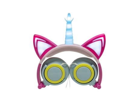 Auriculares Bonito kit de orejas de gato, tableta para niñas, diadema plegable para niños, juego azul rosa